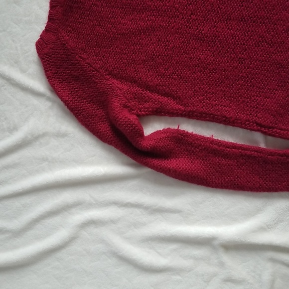 Gap wool sweater dark red sz S womens - Picture 8 of 8